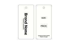 Étiquettes en carton Model HT-M117