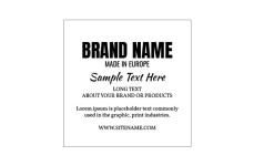 Étiquettes en simili cuir Model EP-M137