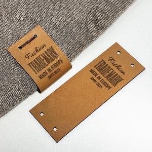 Étiquettes en cuir naturel - EP-M19