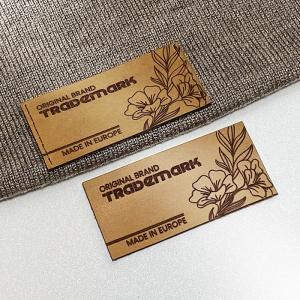 Étiquettes en cuir naturel - EP-M3