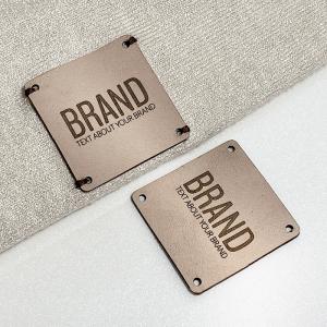 Étiquettes en cuir naturel - EP-M38