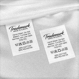 Étiquettes textiles entretien vêtement - TC-M190