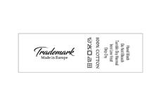 Étiquettes textiles entretien vêtement Model TC-M28