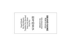 Étiquette d'entretien Modèle TC-M30 Étiquettes textiles entretien vêtement Model TC-M30