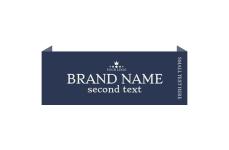 Étiquette textile tissée Elegant Style Model WL-M1 Étiquettes tissées Model WL-M1