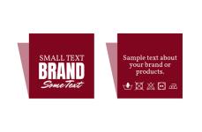 Étiquettes tissées Model WL-M55