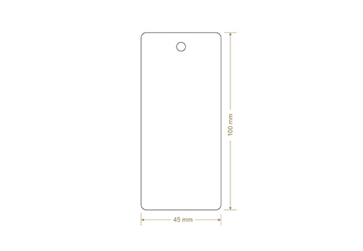 Étiquette en carton Model HT-M113