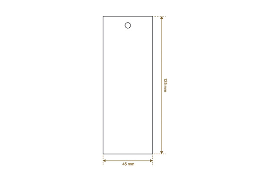 Étiquette en carton Model HT-M120