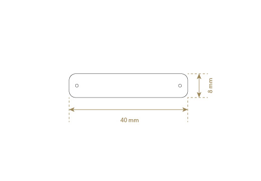 Étiquette en simili cuir Model EP-M107