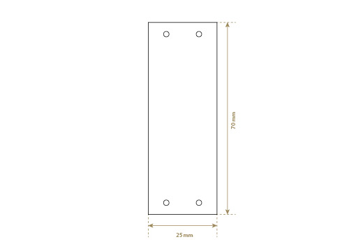 Étiquette en simili cuir Model EP-M119
