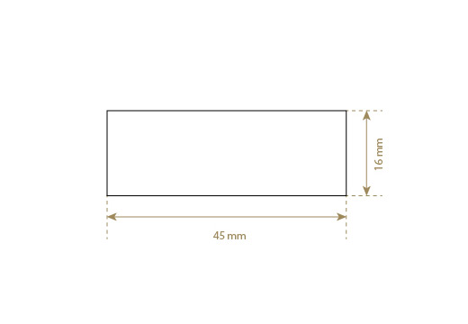 Étiquette en cuir naturel Model EP-M12