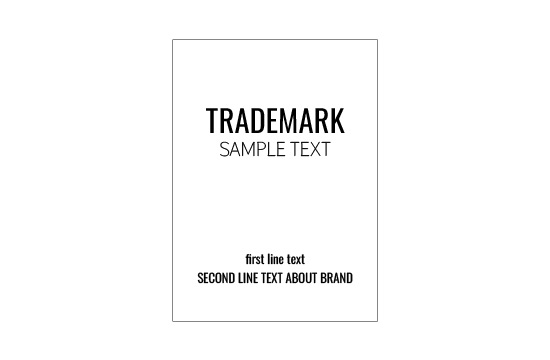 Étiquette en simili cuir Model EP-M139