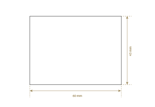 Étiquette en simili cuir Model EP-M148