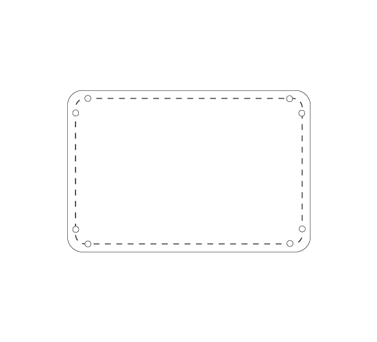 Étiquette en cuir synthétique Model EP-M151