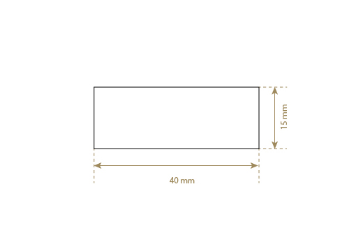 Étiquette en simili cuir Model EP-M153
