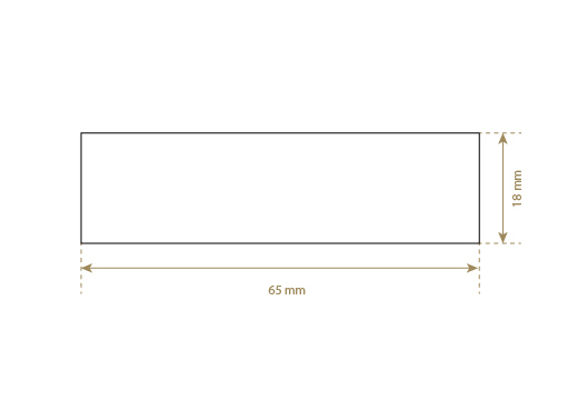 Étiquette en simili cuir Model EP-M155