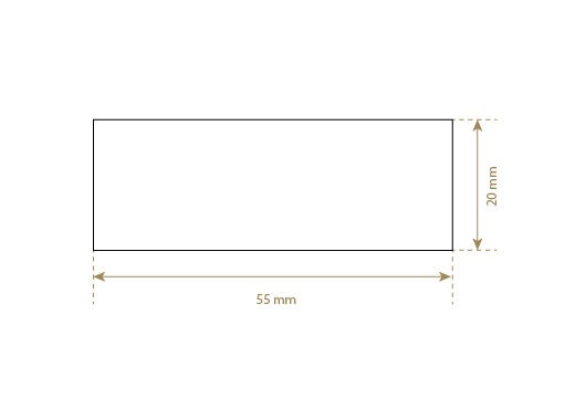 Étiquette en simili cuir Model EP-M156
