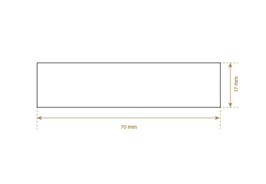Étiquette en simili cuir Model EP-M157