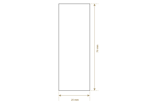 Étiquette en cuir artificiel Model EP-M160