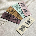 Étiquette en cuir artificiel Model EP-M160