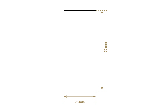 Étiquette en simili cuir Model EP-M161