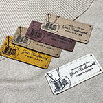Étiquette en simili cuir Model EP-M164