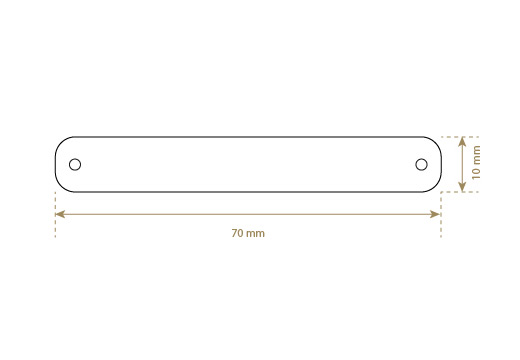 Étiquette en cuir naturel Model EP-M30