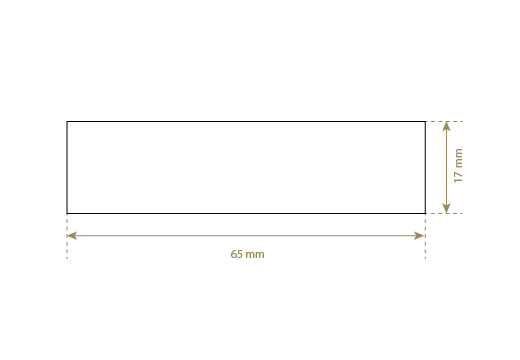 Étiquette en cuir naturel Model EP-M35
