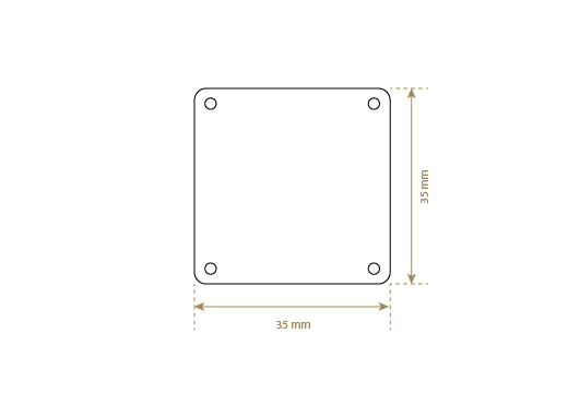 Étiquette en cuir naturel Model EP-M38