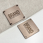 Étiquette en cuir naturel Model EP-M38