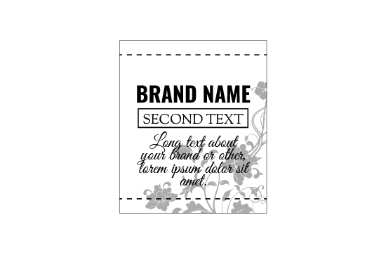 Étiquette en cuir naturel Model EP-M41