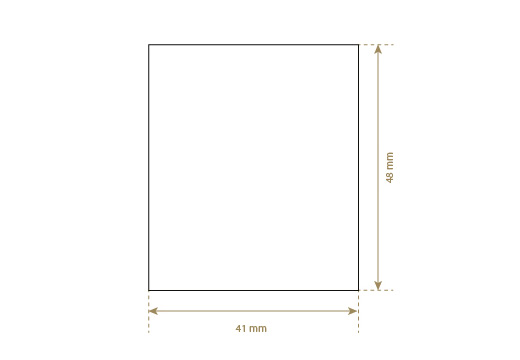 Étiquette en cuir naturel Model EP-M41