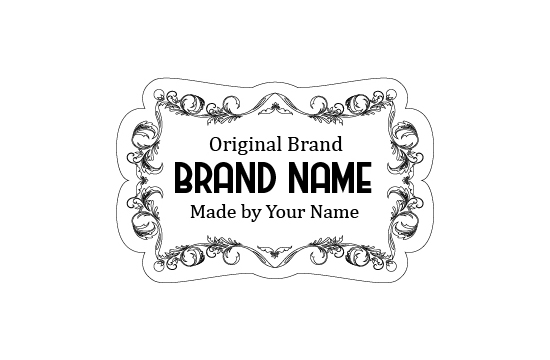 Étiquette en cuir naturel Model EP-M42