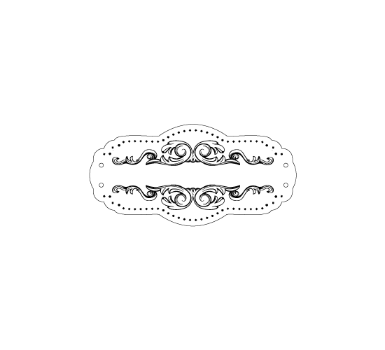 Étiquette en cuir naturel Model EP-M5