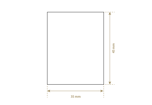 Étiquette en cuir naturel Model EP-M52