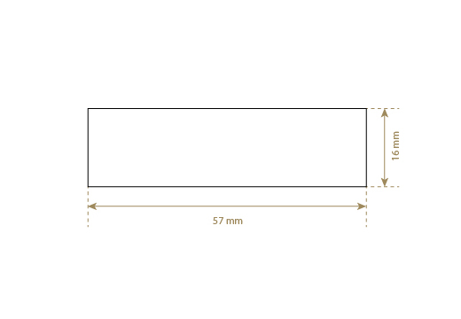 Étiquette en cuir naturel Model EP-M67