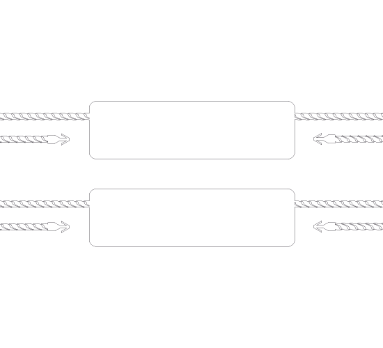 Scellé en plastique Model ST-M242