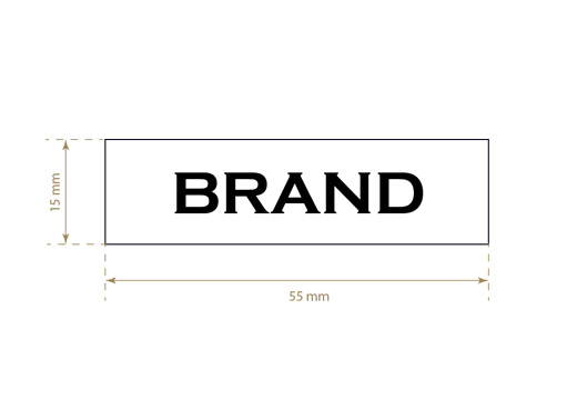 Etiquette textile imprimée Trendy Style Model TL-M10