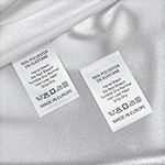 Étiquette lavage des textiles Modèle TC-M178