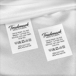 Étiquette lavage des textiles Modèle TC-M190