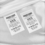 Étiquette de composition avec taille Modèle TC-M192