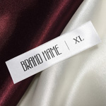Étiquette textile avec taille Whim Style Modèle TL-M23