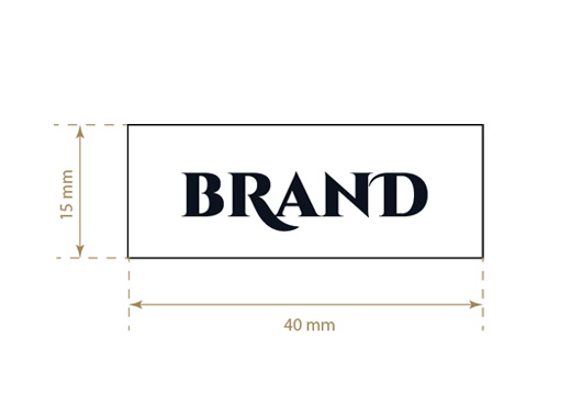 Etiquette textile imprimée Short Style Model TL-M5