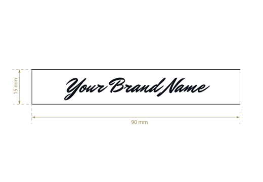 Etiquette textile imprimée Long Style Model TL-M6