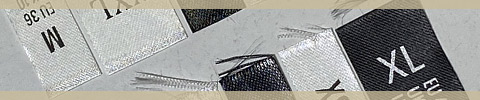 Étiquette de taille Model TC-M164