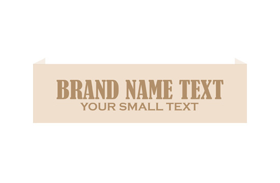 Étiquette textile tissée Swell Style Model WL-M15