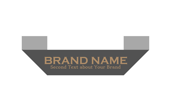 Étiquette textile tissée Solid Style Model WL-M32