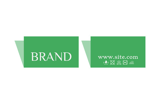 Étiquette textile tissée Whim Style Model WL-M41