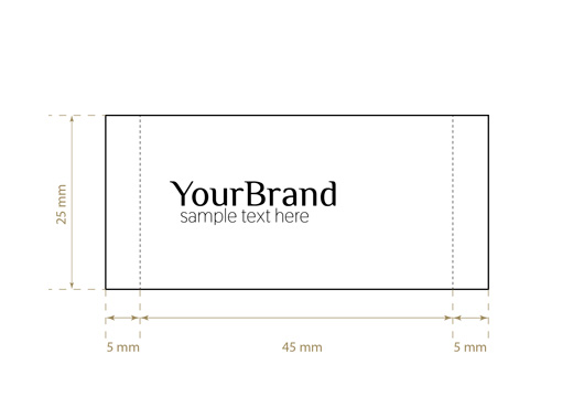 Étiquette tissée Free Style Model WL-M82