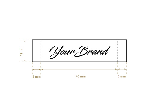 Étiquette textile tissée Model WL-M92